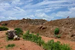 Ron Coleman Mining Walking Up Digsite Entry