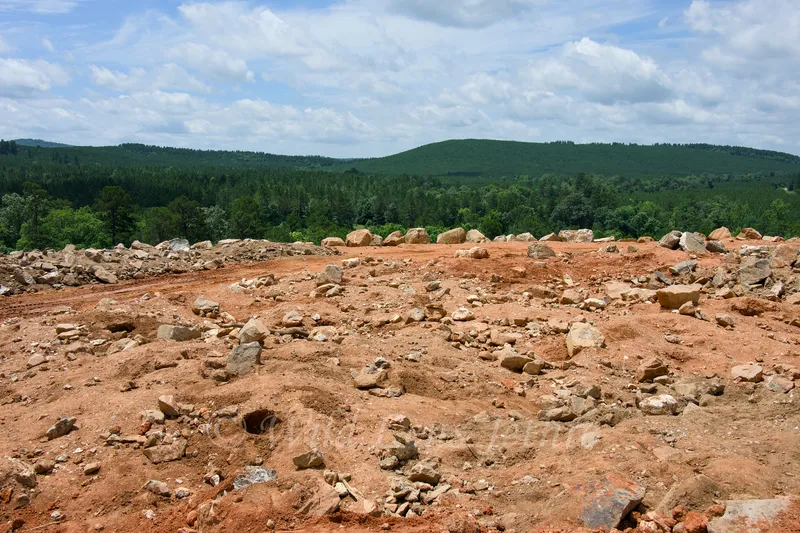 Ron Coleman Mining Top Of Open Dig Site