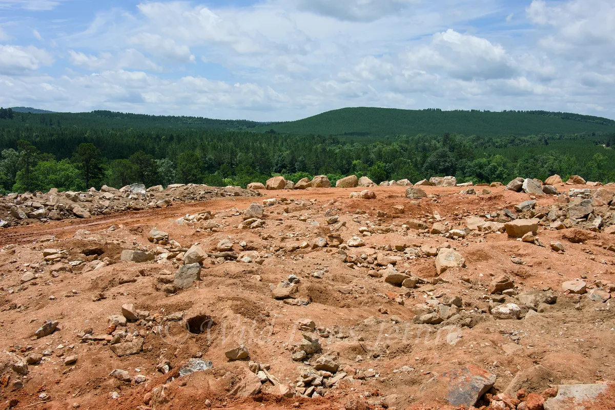Ron Coleman Mining Top Of Open Dig Site